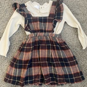 Toddler Zara plaid dress size 3t